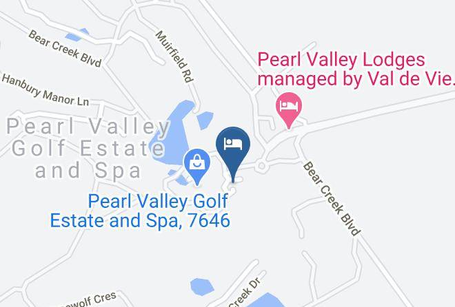 Cape Winelands - Pearl Valley On Val De Vie Estate Maps