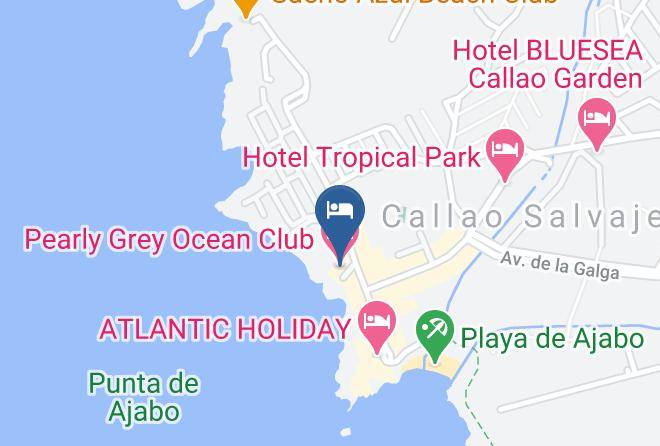 Santa Cruz De Tenerife - Pearly Grey Ocean Club Maps