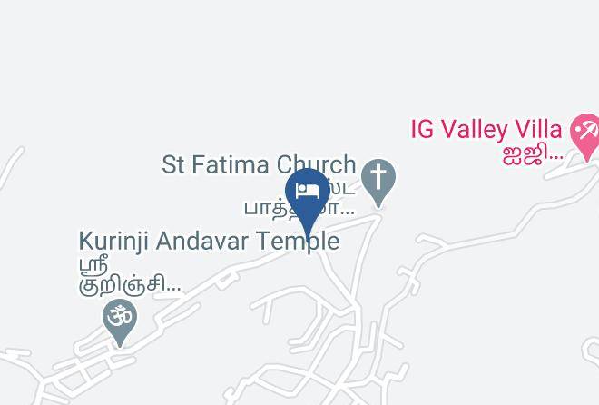 Kodaikanal - Pears Garden Royal Suite Maps
