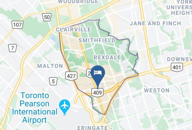 Comfort Inn & Conference Centre Toronto Airport Map