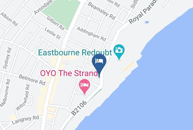 East Sussex - Pebble Beach Bed And Breakfast Maps