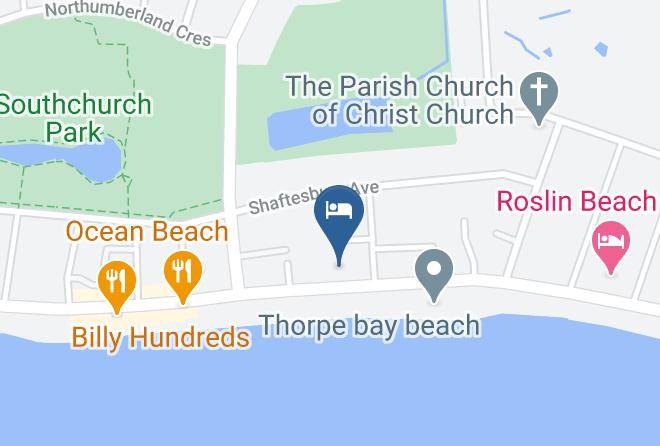 Southend On Sea - Pebbles Hotel Maps