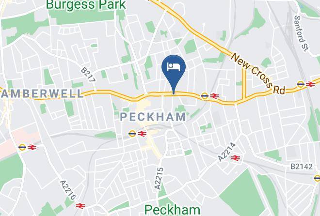 London - Peckham Rooms Hotel Maps