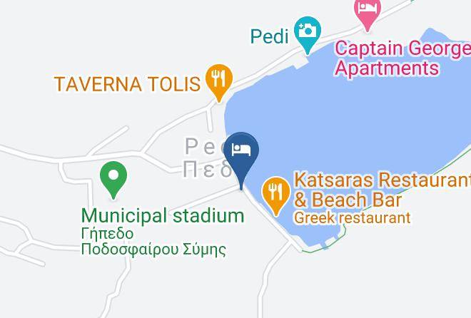 Dodecanese - Pedi Beach Hotel Maps