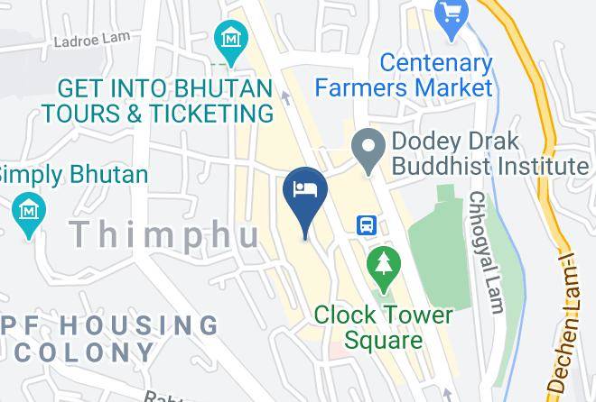 Thimphu - Pedling Hotel & Spa Maps