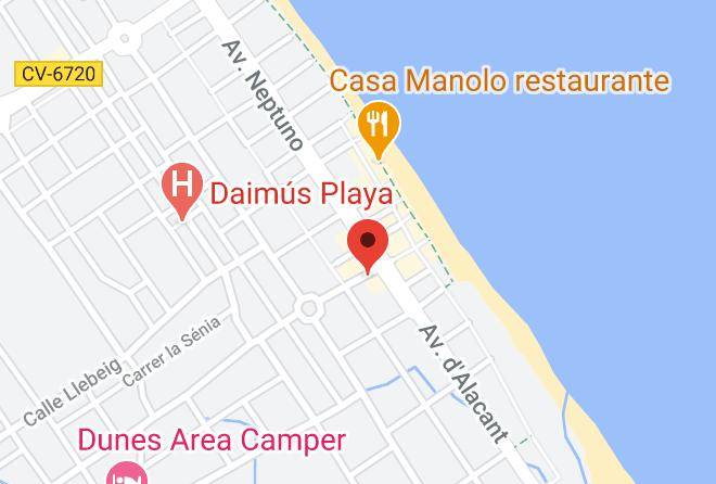 Platja De Daimus - Pedremar 2 Maps
