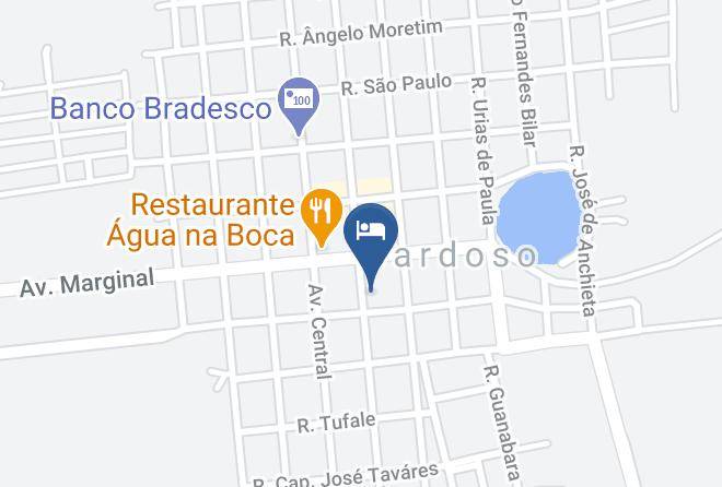 Cardoso - Pedrim Hotel Maps