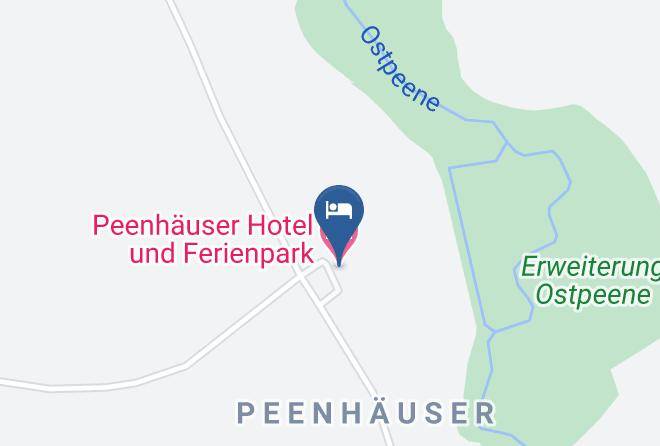 Mecklenburgische Seenplatte - Peenhauser Hotel Und Ferienpark Maps