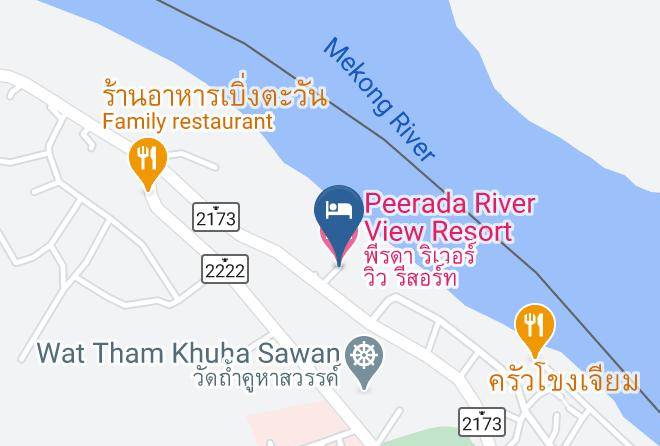 Amphoe Khong Chiam - Peerada River View Resort Maps