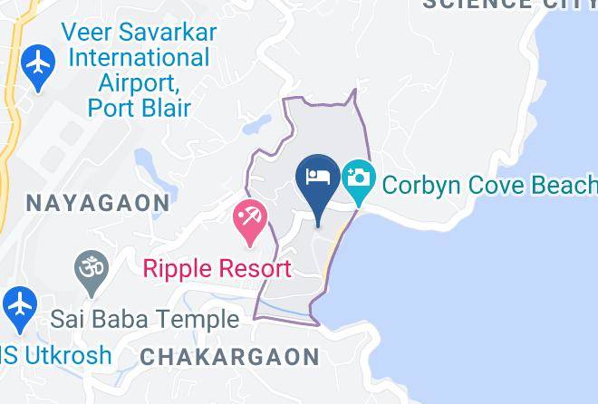 Port Blair - Peerless Resort Port Blair Maps
