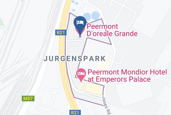 Ekurhuleni - Peermont D'oreale Grande At Emperors Palace Maps