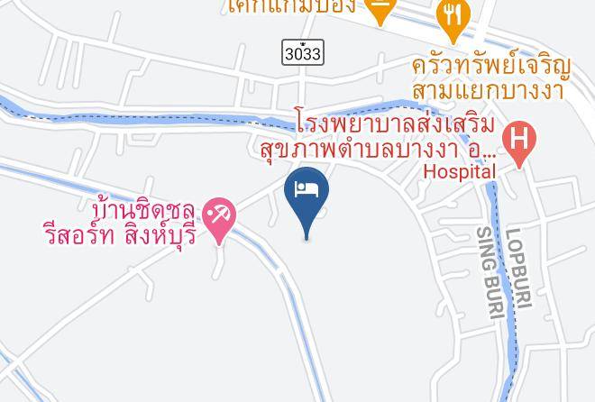 Amphoe Phrom Buri - Peetim Homestay Maps