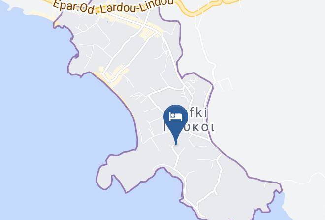 Pefkos Filoxenia Map