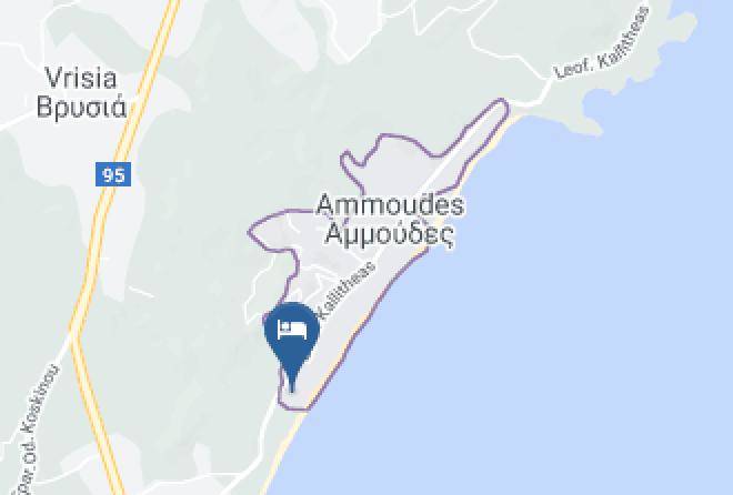 Dodecanese - Pegasos Deluxe Beach Hotel Maps
