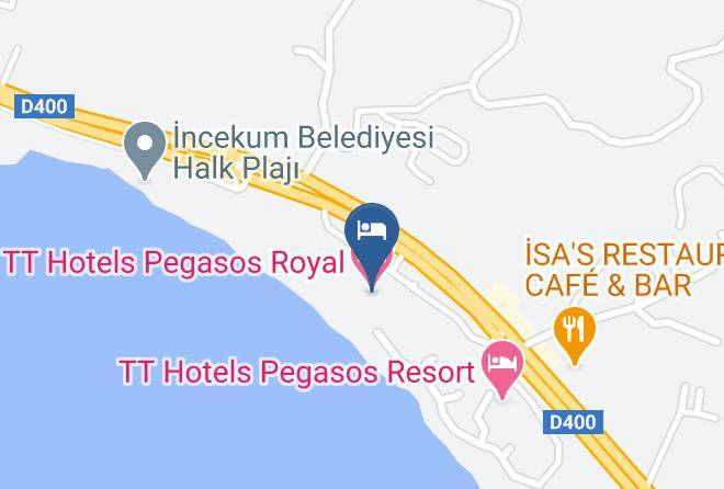 Alanya - Tt Hotels Pegasos Royal Maps