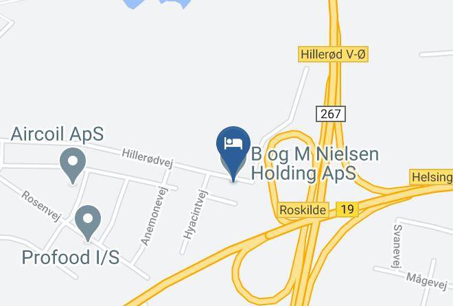 Hillerod - Pegasus B&b Maps