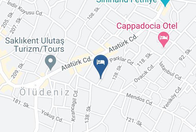 Fethiye - Pegasus Hotel Maps