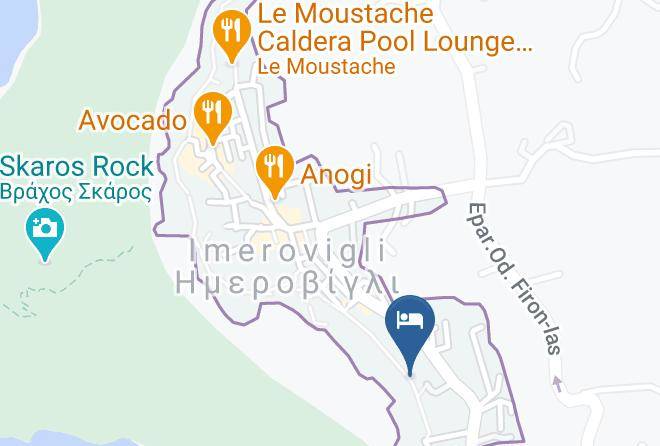 Thira - Pegasus Suites & Spa Hotel Maps