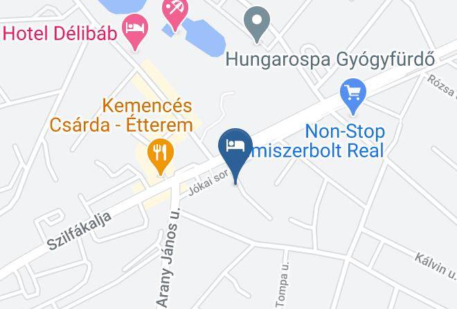 Hajduszoboszlo - Pegazus Vendeghaz Maps