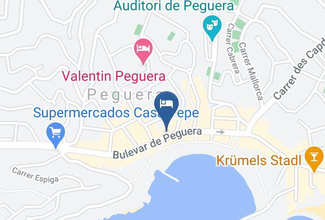 Baleares - Peguera Treff Boutique Hotel Maps