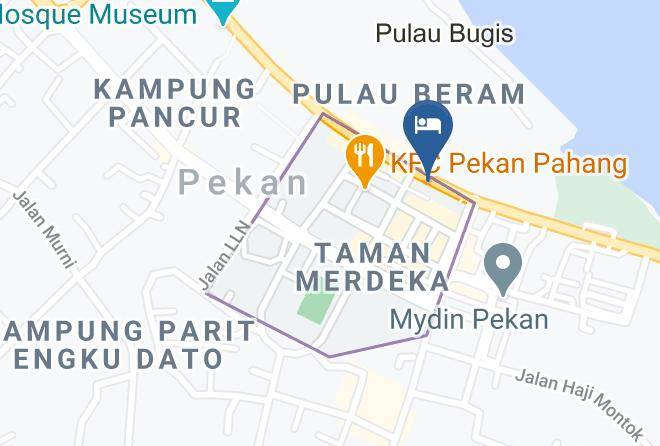Pekan District - Pekan Budget Hotel Maps
