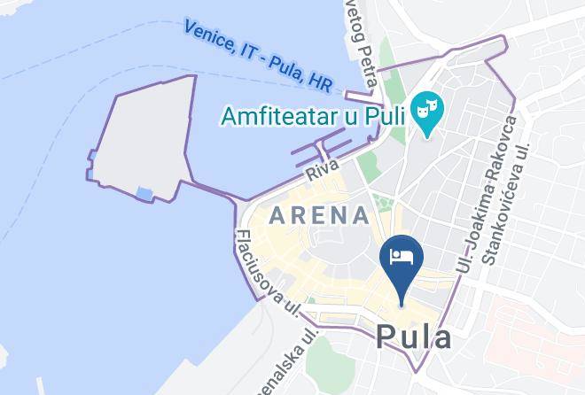 Pula - Pekara Jadre Maps