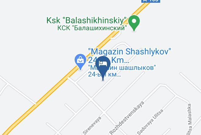 Balashikha - Pekhorskaya Hotel Maps