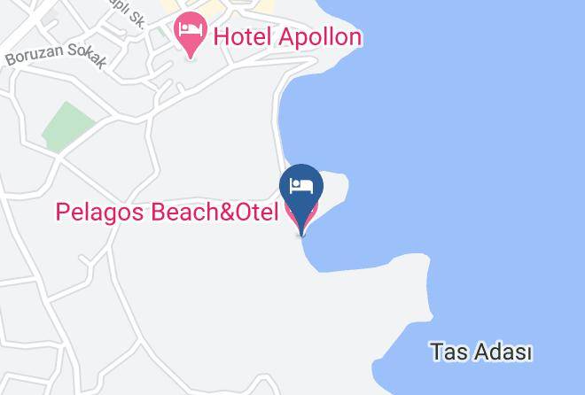 Pelagos Beach&otel Map