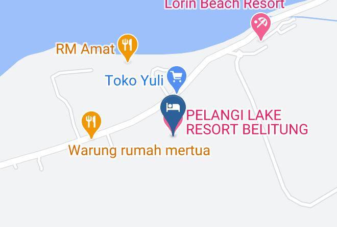 Belitung Regency - Pelangi Lake Resort Belitung Maps