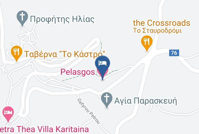 Arcadia - Pelasgos Hotel Maps