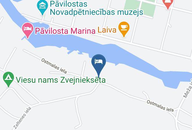 Pavilosta - Peldmaja Maps