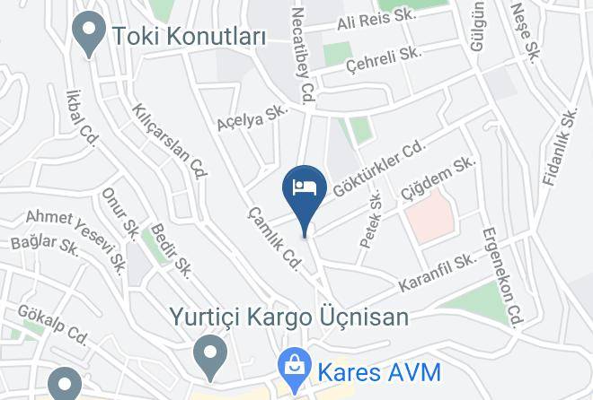 Karabuk Yenisehir - Pelenkoglu Otel Maps