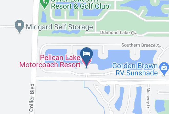 Pelican Lake Motorcoach Resort Map