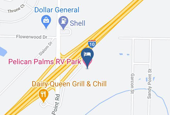 Santa Rosa - Pelican Palms Rv Park Llc Maps