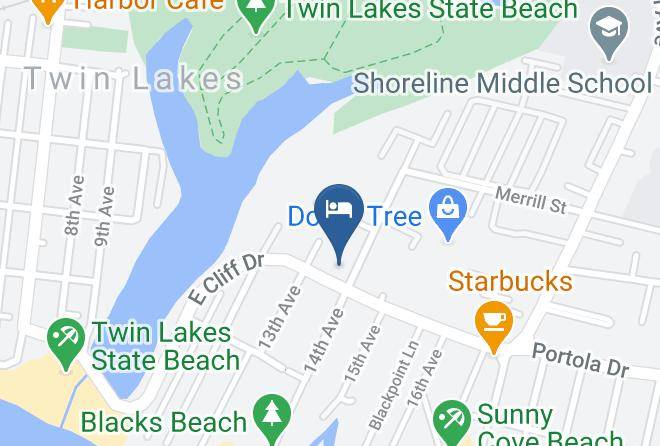 Santa Cruz - Pelican Point Inn Maps