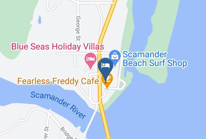 Break O Day - Pelican Sands Scamander Maps