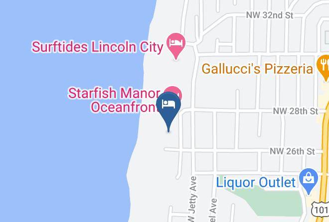 Lincoln - Pelican Shores Inn Maps