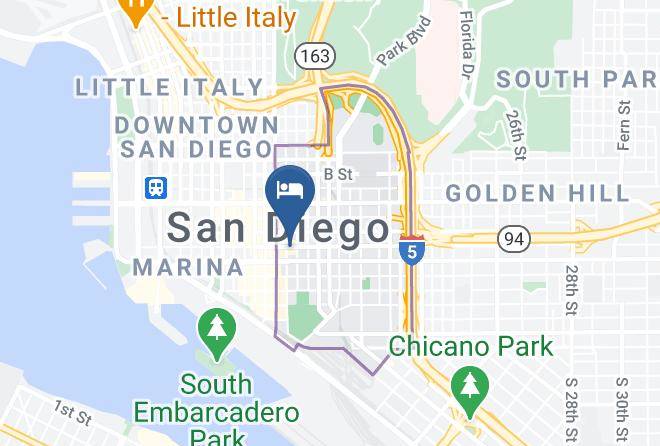 San Diego - Pelicanstay In Gaslamp Quarter Maps