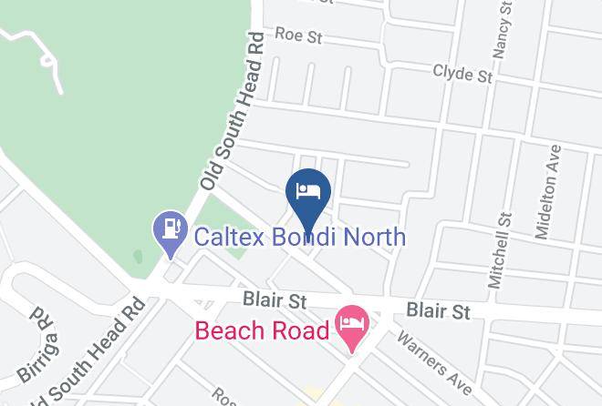 Pelicanstay Walk To Bondi Beach Map - New South Wales - Waverley