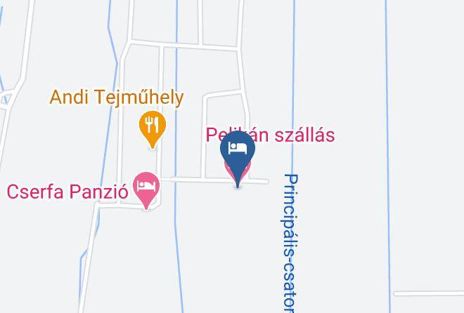Kiskanizsa - Pelikan Szallas Maps