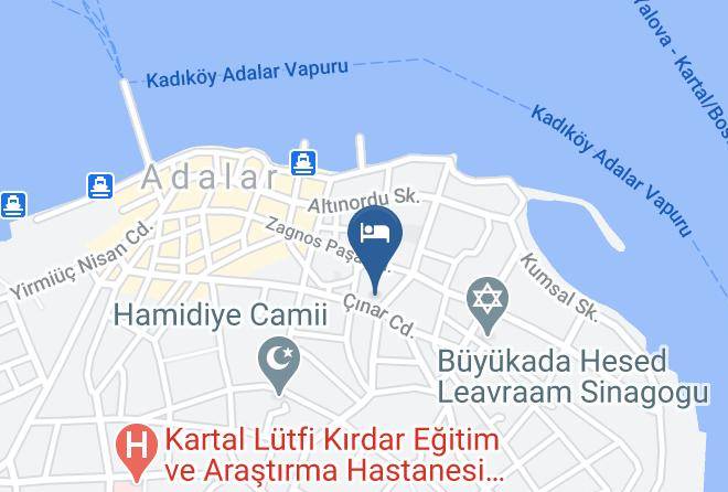 Adalar - Pelit Boutique Hotel Maps