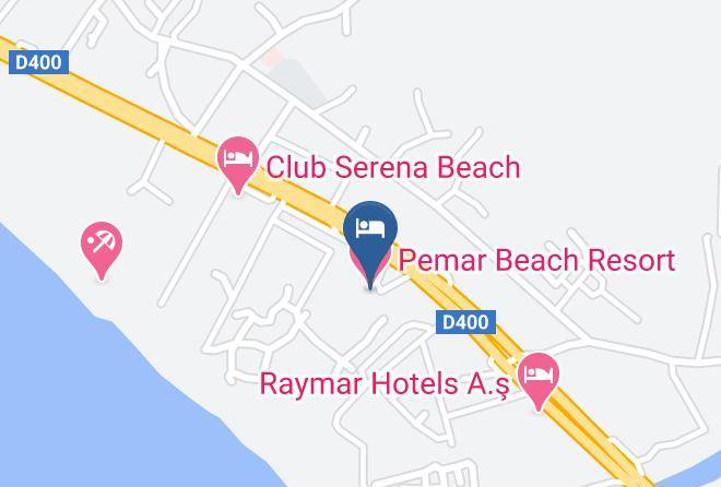 Manavgat - Pemar Beach Resort Maps