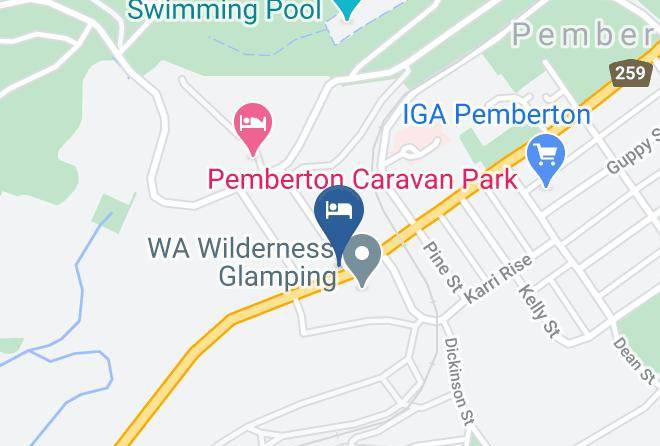 Manjimup - Pemberton Backpackers Maps