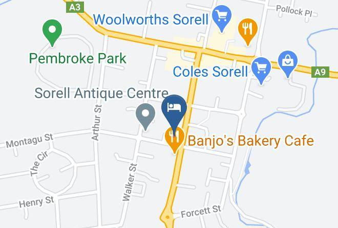 Sorell - Pembroke Hotel Maps