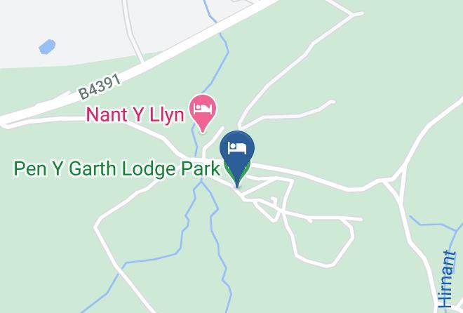 Gwynedd - Pen Y Garth Lodge Park Maps