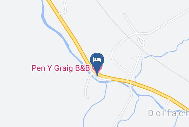 Powys - Pen Y Graig B&b Maps