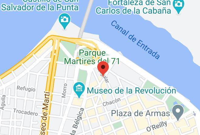 La Habana Vieja - Pena Pobre 64 Maps