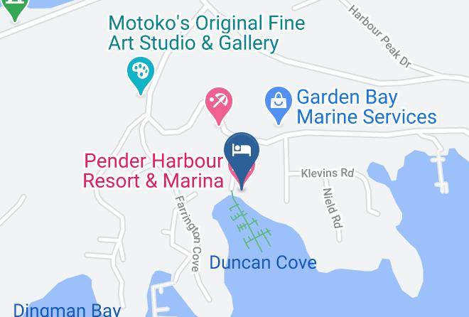 Sunshine Coast - Pender Harbour Resort & Marina Maps