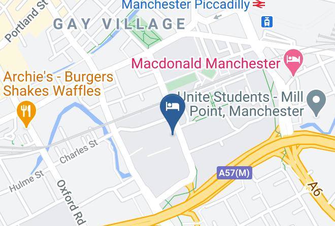Greater Manchester - Pendulum Hotel Manchester City Centre Maps