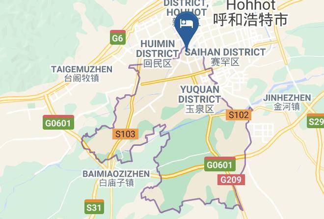 Hohhot - Pengchengxiao Hotel Maps